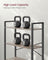 6-Tier Bookshelf - Steel Frame - Special Walnut and Black - Freestanding Design for Living Room