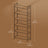 6-Tier Bookshelf - Steel Frame - Special Walnut and Black - Freestanding Design for Home Office and Living Room