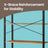 6-Tier Bookshelf - Steel Frame - Special Walnut and Black - Freestanding Design for Living Room