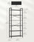 Freestanding Bookshelf - 6-Tier Industrial Design - Steel - Ebony Black