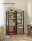 4-Tier Bookshelf - Wood - Rustic Brown