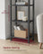 4-Tier Bookshelf - Engineered Wood - Ebony Black