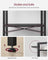 4-Tier Bookshelf - Engineered Wood - Ebony Black