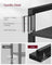 4-Tier Bookshelf - Engineered Wood - Ebony Black