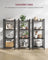4-Tier Bookshelf - Engineered Wood - Ebony Black