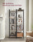 5-Tier Bookshelf - Steel Frame - Rustic Brown and Black