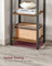 6-Tier Bookshelf - Wood - Rustic Brown and Black - Open Storage Design for Office and Living Room
