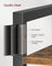 6-Tier Bookshelf - Wood - Rustic Brown and Black - Open Storage Design for Office and Living Room