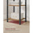 6-Tier Bookshelf - Engineered Wood - Rustic Brown and Black - Open Storage Shelving