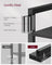 6-Tier Bookshelf - Particle Board - Ebony Black - Open Storage Design