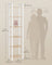 6-Tier Bookshelf - Engineered Wood - Rustic Brown and Black - Open Storage Shelving