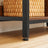 4-Tier Bookshelf - Wood - Rustic Brown and Black - Safety First with Anti-Tip Features