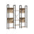 Bookcase - Metal - Rustic Brown - 14 Shelves
