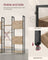 Bookcase - Metal - Rustic Brown - 14 Shelves