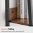 Ladder Shelf - Steel - Rustic Brown and Black - 4-Tier Freestanding Storage