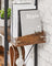 5-Tier Bookcase - Wood - Rustic Brown and Black - Bedroom
