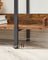 5-Tier Bookcase - Wood - Rustic Brown and Black - Bedroom