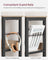 4-Tier Bookcase - Wood - Rustic Brown and Black