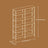 6-Tier Storage Shelf - Wood - Rustic Brown and Black