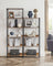 5-Tier Bookshelf - Wood - Rustic Brown