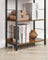 5-Tier Bookshelf - Wood - Rustic Brown