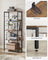 5-Tier Bookshelf - Wood - Rustic Brown