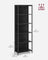 6-Tier Bookshelf - Steel Frame - Ebony Black - Dimmable LED Lights