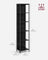 6-Tier Bookcase - Steel - Ebony Black - With Dimmable LED Lights