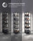 6-Tier Bookcase - Steel - Ebony Black - With Dimmable LED Lights