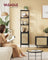 Bookcase - Metal - Ebony Black - Adjustable Shelves