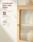 6-Tier Bookcase - Metal Frame - Oak Beige - Adjustable Shelves