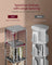 4-Tier Rotating Bookshelf - Steel Frame - Dove Grey