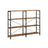 6-Tier Bookshelf - Engineered Wood - Rustic Brown and Black