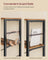 6-Tier Bookshelf - Engineered Wood - Rustic Brown and Black