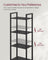 Bookcase - Stable (as per original - Black - with Doors