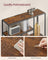 4-Tier Bookshelf - Wood - Rustic Brown - Freestanding Storage Shelf