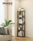 Five Tier Storage Shelf - Wood - Rustic Brown