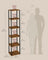 Six-Tier Storage Shelf - Engineered Wood - Rustic Brown