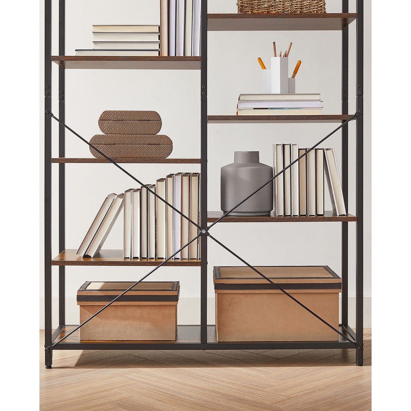 Bookshelf - Wood - Black