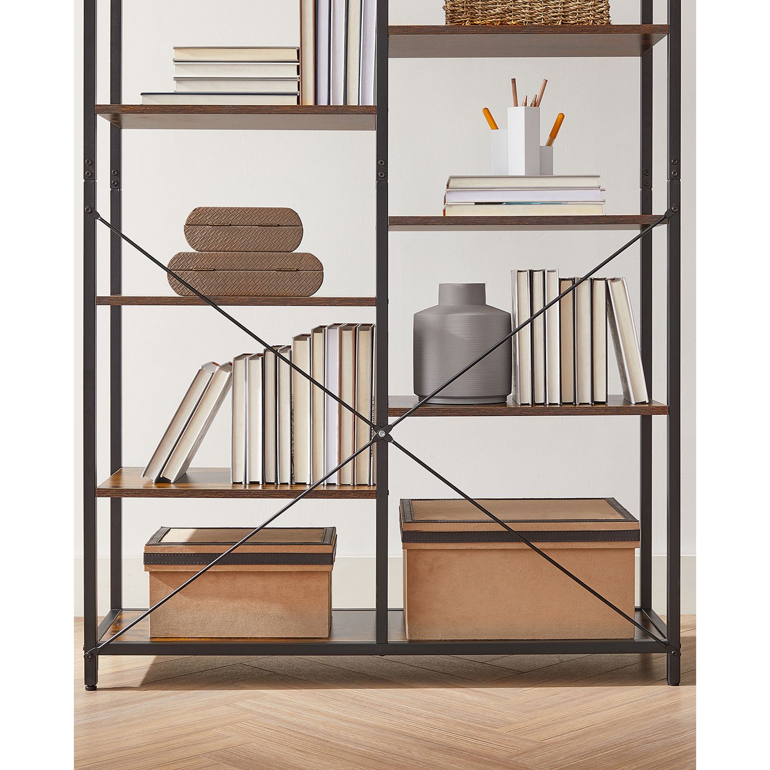 Bookshelf - Wood - Black