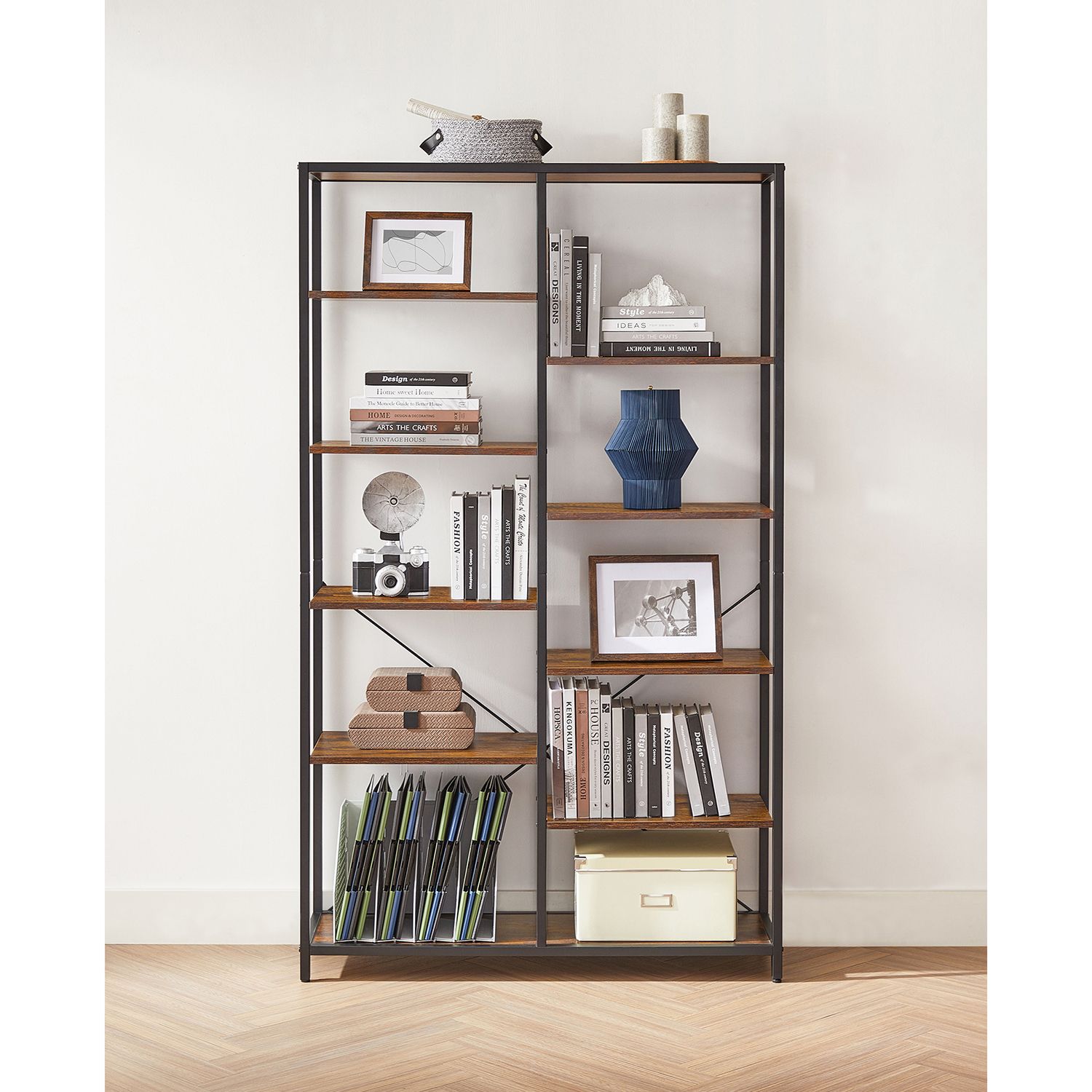 Bookshelf - Wood - Black