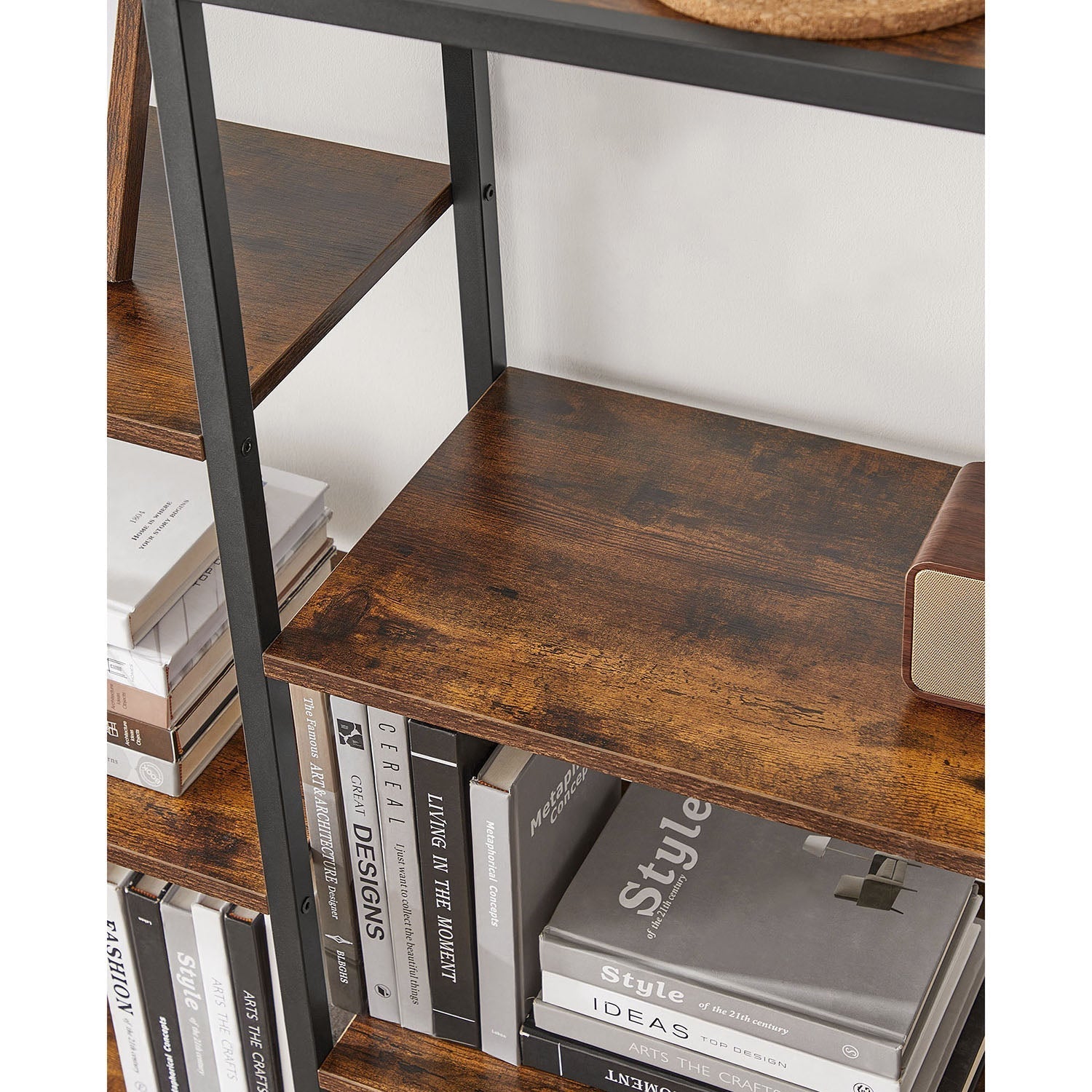 Bookshelf - Wood - Black