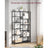 5-Tier Bookcase - Metal - Black