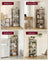 Five Tier Storage Shelf - Wood - Rustic Brown - Sturdy Design for Everyday Use