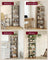 Six-Tier Storage Shelf - Engineered Wood - Rustic Brown - Sturdy Design for Everyday Needs