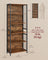 Bookcase - 6-Tier with Hooks - Wood - Rustic Brown