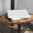 5 Tier Bookcase - Metal - Rustic Brown - Corner Design