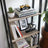 4-Tier Ladder Shelf - Wood - Rustic Brown - Industrial Bookcase and Storage Unit