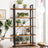5-Layer Bookcase - Wood - Rustic Brown
