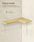 Set of 2 L-Shaped Corner Floating Shelves - Natural Oak